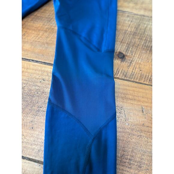 NWT Womens Nike Speed Tight Fit Blue Running Leggings Athletic Reflective Size S - Picture 6 of 12